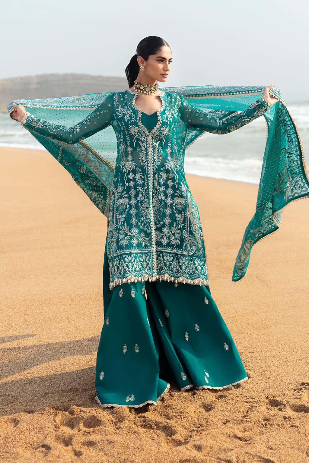 Afrozeh - Teal Formal